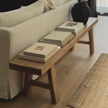 Load image into Gallery viewer, Farmhouse Bench _ Aged Elm _ 2 Sizes
