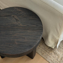 Load image into Gallery viewer, Kuro-Sabi Side Table _ Oak _ Black Brown
