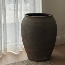 Load image into Gallery viewer, Antique 90yr Planter Pot _ XL _ Stone Grey/Terracotta
