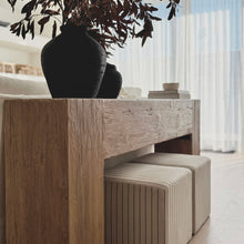 Load image into Gallery viewer, Farmhouse Hallway Table _ Aged Elm
