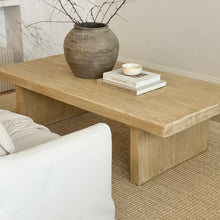 Load image into Gallery viewer, Organic Platform Coffee Table _ Blonde Elm
