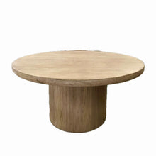 Load image into Gallery viewer, Antique Platform Dining Table | Round | 152cm | Aged Elm
