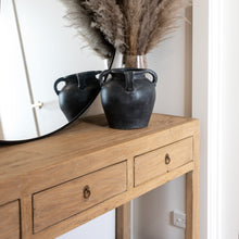 Load image into Gallery viewer, Antique Console _ 160cm _ Aged Elm _ Three Drawer
