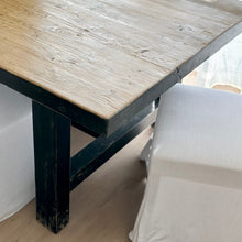 Load image into Gallery viewer, Heritage Dining Table _ 210cm _ Rustic Black + Honey Elm
