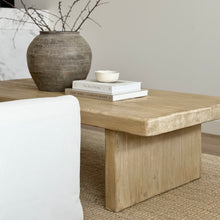 Load image into Gallery viewer, Organic Platform Coffee Table _ Blonde Elm
