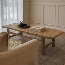 Load image into Gallery viewer, Organic Coffee Table _ Raw Natural Elm
