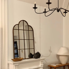 Load image into Gallery viewer, American Farmhouse Mirror _ Antique _ Wrought Iron
