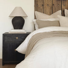 Load image into Gallery viewer, Provincial Bedside Table _ Textured Black
