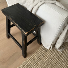 Load image into Gallery viewer, Provincial Worker Stool | Rectangle | Black Elm

