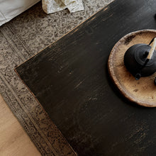 Load image into Gallery viewer, Platform Coffee Table _ Smooth Distressed Black
