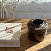 Load image into Gallery viewer, Antique Glazed Pottery _ Rustic Brown

