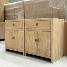Load image into Gallery viewer, Organic Bedside Table _ Blonde Elm _ 2 Sizes
