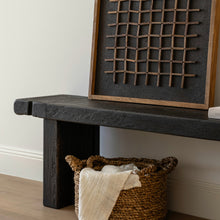 Load image into Gallery viewer, Kuro-Sabi Bench _ Oak _ Black Brown
