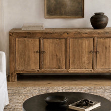 Load image into Gallery viewer, Authentic Antique Sideboard _ Raw Natural Elm _ 189cm
