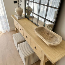 Load image into Gallery viewer, Clearance** Oriental Console _ Deep Drawer _ Warm Blonde Elm
