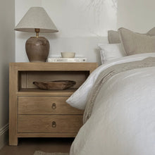 Load image into Gallery viewer, American Farmhouse Bedside Table _ XL _ Aged Elm
