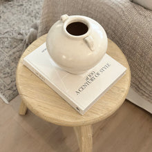 Load image into Gallery viewer, Organic Side Table _ Tri-Leg _ Blonde Elm
