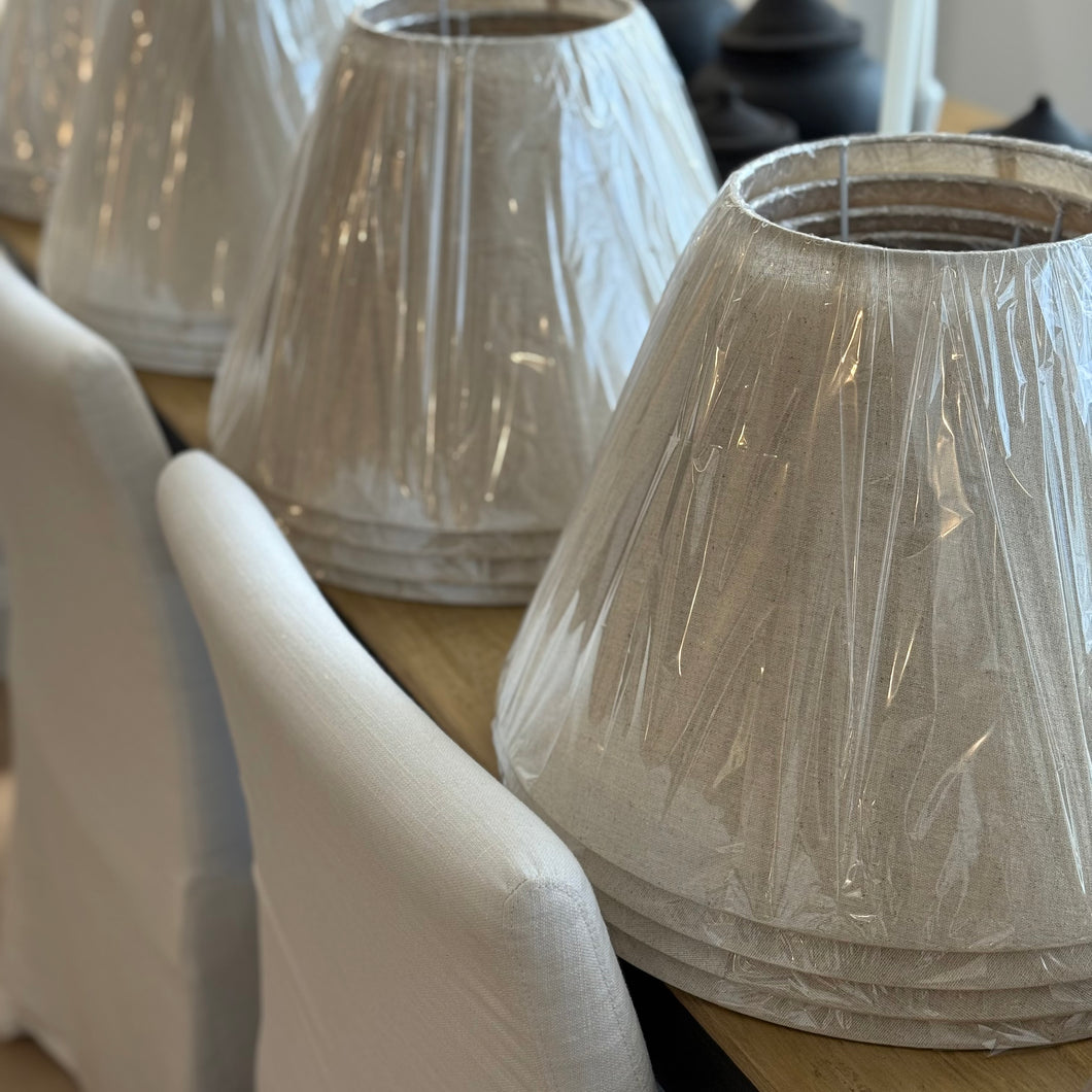 Linen Lamp Shade _ 40cm _ 3 Colours