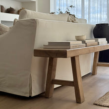 Load image into Gallery viewer, Farmhouse Bench _ Aged Elm _ 2 Sizes
