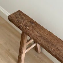 Load image into Gallery viewer, Antique Skinny Bench _ Earthy Brown
