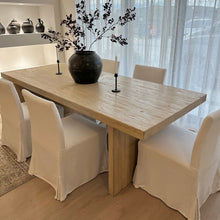 Load image into Gallery viewer, Honey Elm Platform Dining Table _ 270cm
