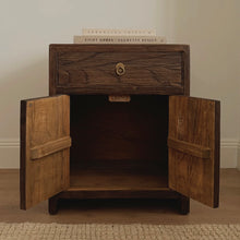 Load image into Gallery viewer, Wabi Bedside Table _ Antique Brown
