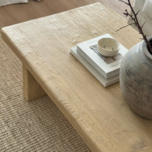 Load image into Gallery viewer, Organic Platform Coffee Table _ Blonde Elm
