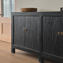 Load image into Gallery viewer, Provincial Sideboard _ 4 Door _ Modern Black
