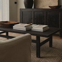Load image into Gallery viewer, Oriental Coffee Table _ 180cm _ Rustic Black
