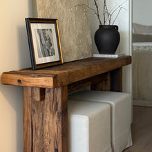 Load image into Gallery viewer, European Oak Hallway Table _ Natural
