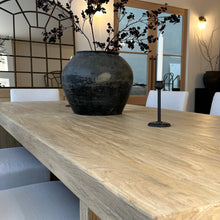 Load image into Gallery viewer, Honey Elm Platform Dining Table _ 270cm
