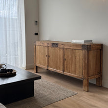 Load image into Gallery viewer, Authentic Antique Sideboard _ Raw Natural Elm _ 190cm
