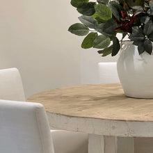 Load image into Gallery viewer, Hamptons Dining _ White + Honey Elm _ 2 Sizes
