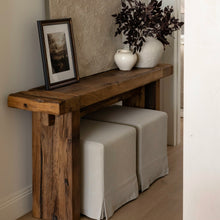 Load image into Gallery viewer, European Oak Hallway Table _ Natural
