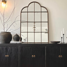 Load image into Gallery viewer, American Farmhouse Mirror _ Antique _ Wrought Iron
