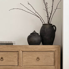 Load image into Gallery viewer, Vintage Vessel _ Handle _ Stone Grey/Black
