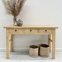 Load image into Gallery viewer, Organic Console | Three Drawer | Natural Elm
