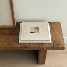 Load image into Gallery viewer, European Oak Bench _ Natural

