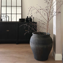 Load image into Gallery viewer, Antique 90yr Planter Pot _ XL _ Stone Grey
