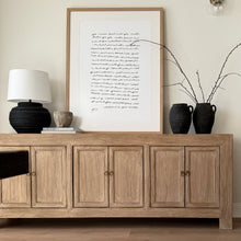 Load image into Gallery viewer, Antique Sideboard _ Shaker Profile _ 220cm _ Aged Elm
