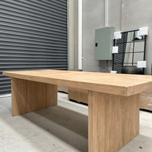 Load image into Gallery viewer, Honey Elm Platform Dining Table _ 270cm
