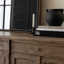 Load image into Gallery viewer, French Provincial Buffet _ Distressed Brown
