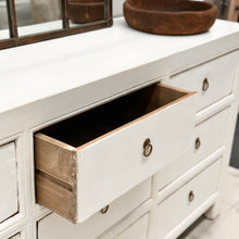 Load image into Gallery viewer, Hamptons Chest _ Nine Drawer _ Rustic White
