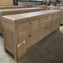 Load image into Gallery viewer, American Farmhouse Luxe Buffet _ 230cm _ Aged Elm

