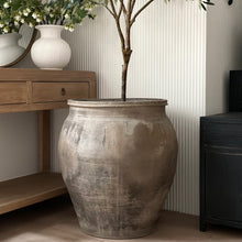 Load image into Gallery viewer, Antique 90yr Planter Pot _ XL _ Stone Grey
