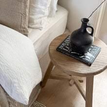 Load image into Gallery viewer, Antique Side Table _ Tri-Leg_ Aged Elm
