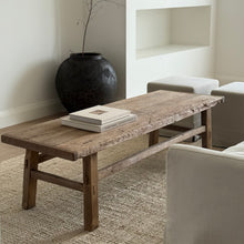 Load image into Gallery viewer, Farmhouse Coffee Table _ Raw Natural Elm

