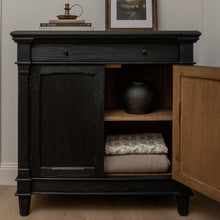 Load image into Gallery viewer, French Provincial Cabinet _ Textured Black
