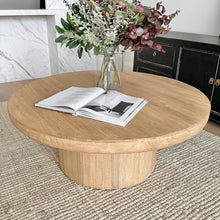 Load image into Gallery viewer, Honey Elm Platform Coffee Table _ 2 Sizes
