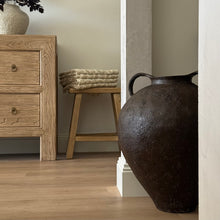 Load image into Gallery viewer, Antique Worker Stool _ Aged Elm
